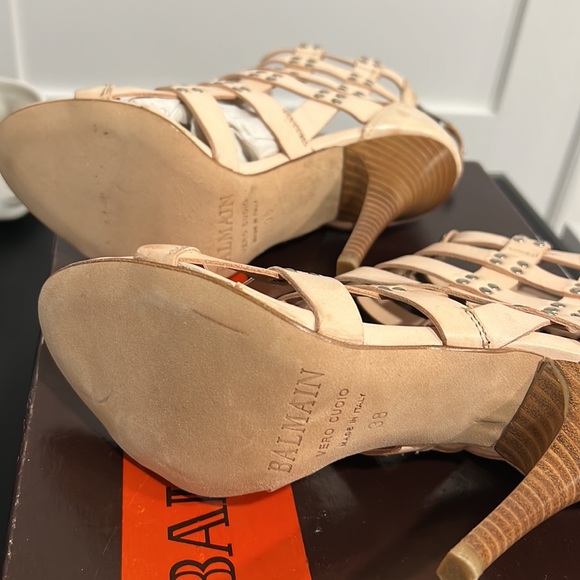 Balmain Silma shoes size 38 color creme - Picture 6 of 7